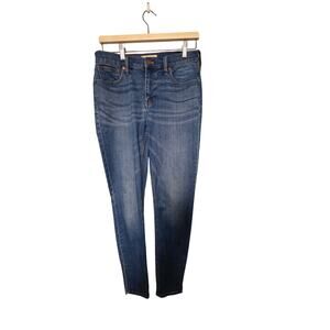 Madewell 9" High-Rise Skinny Jeans  Dark Wash Size 29"
